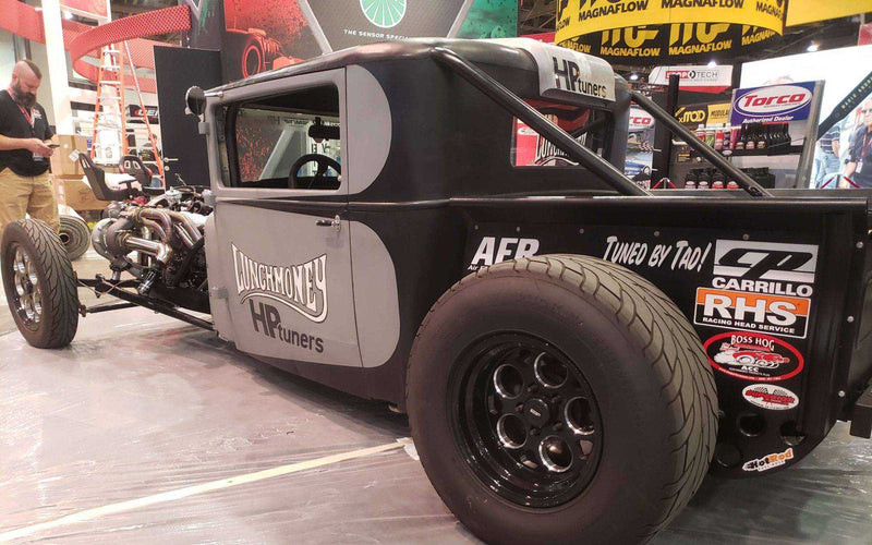 Out Law series turbo rat rod drag car