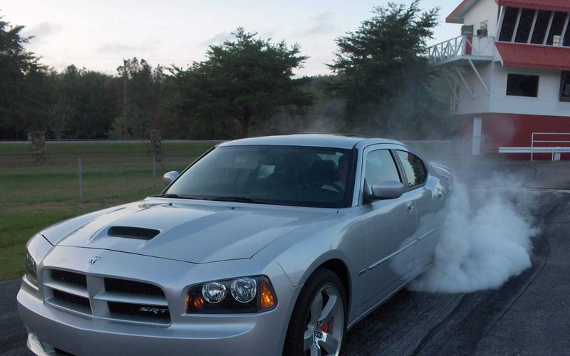 Dodge Charger doing a burnout